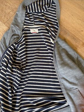Sol Angeles Striped Knit Top in Navy, White & Red Accent